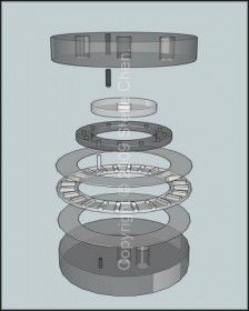 diy-panorama-head build panoramic tripod camera mount swivel 360 degrees render by steve chen