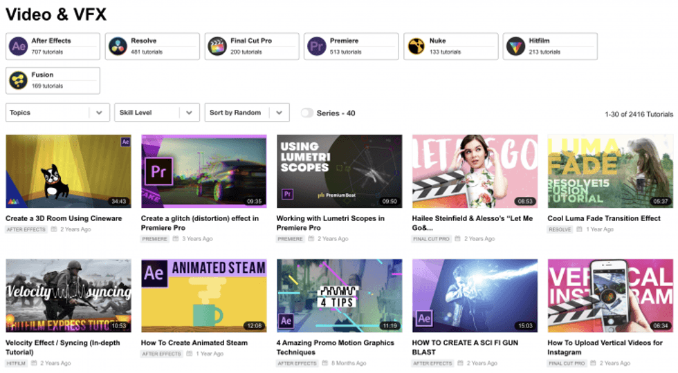 2uts video and VFX page