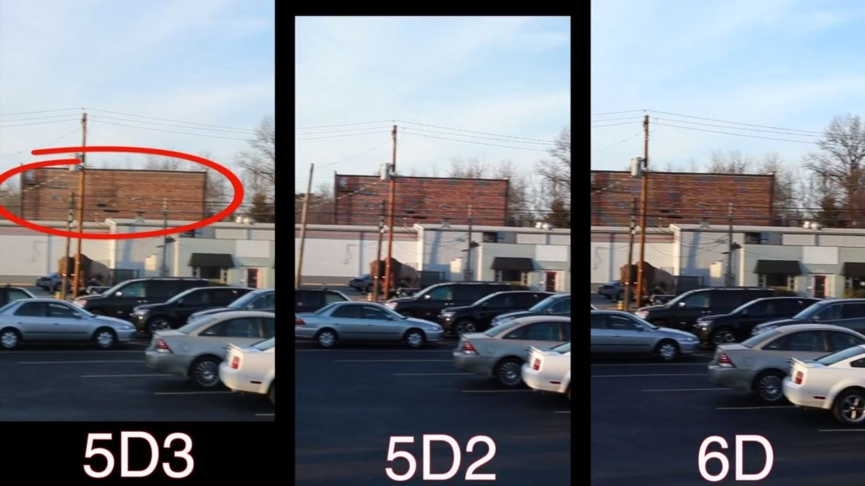 Canon 5D Mark II, 5D Mark III, and the New 6D Face off in a Moire and  Aliasing Test