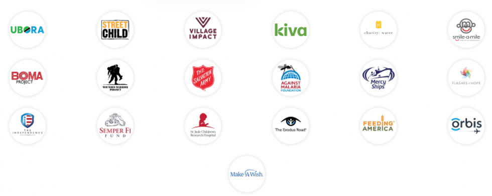 5DayDeal charities