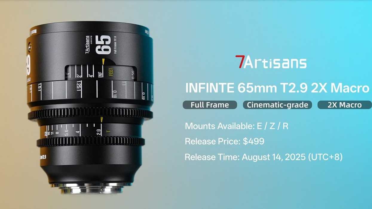 7Artisan INFINTE 65mm T2.9 2x Macro Lens