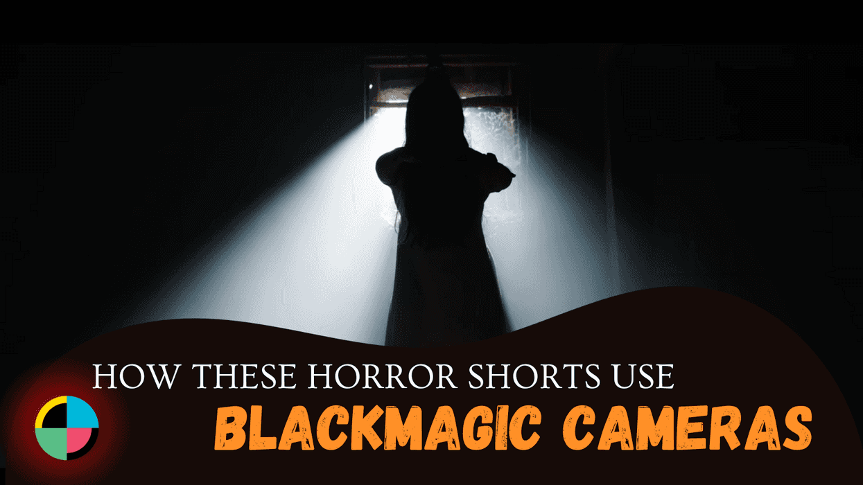 A figure standing in a backlight in 'The Haunting'