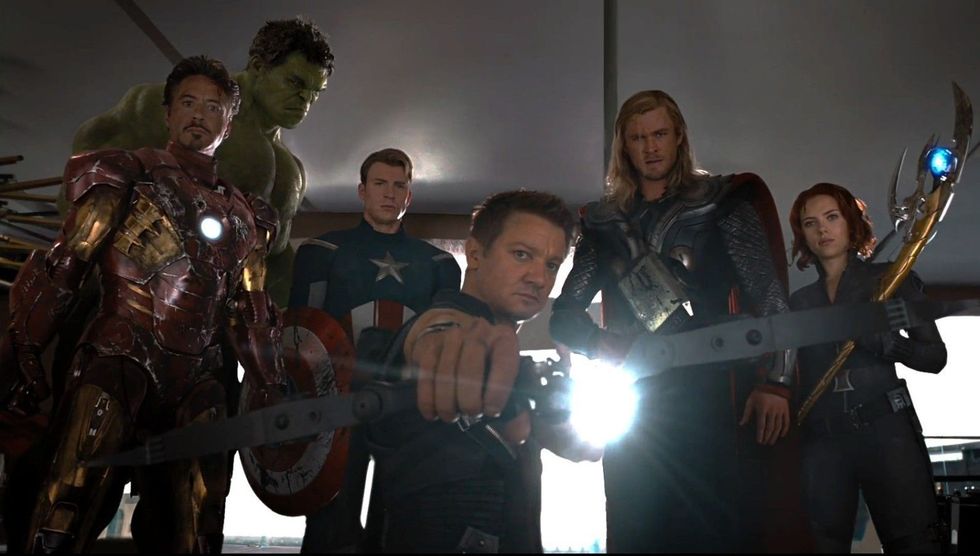 A group of superheroes, 'The Avengers'