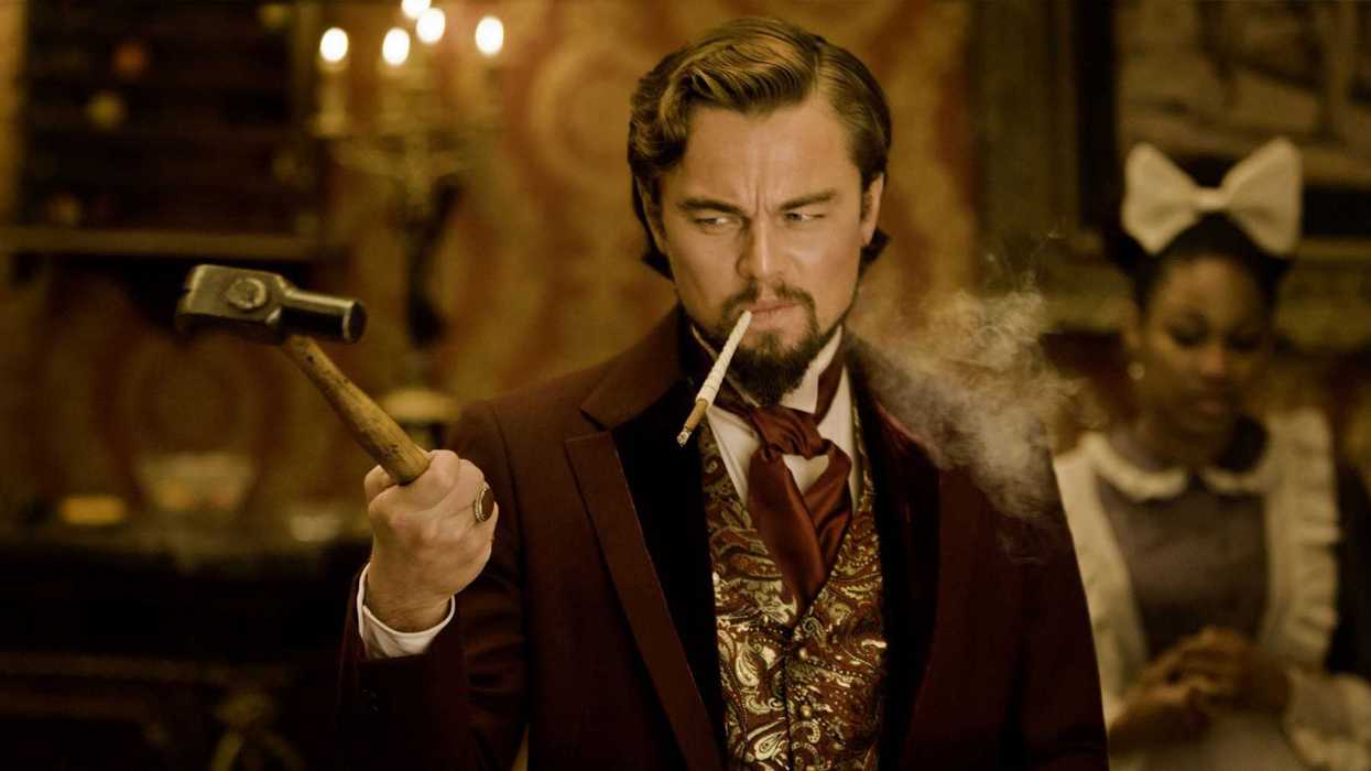 A moment from the 2012 film Django Unchained, directed by Quentin Tarantino.