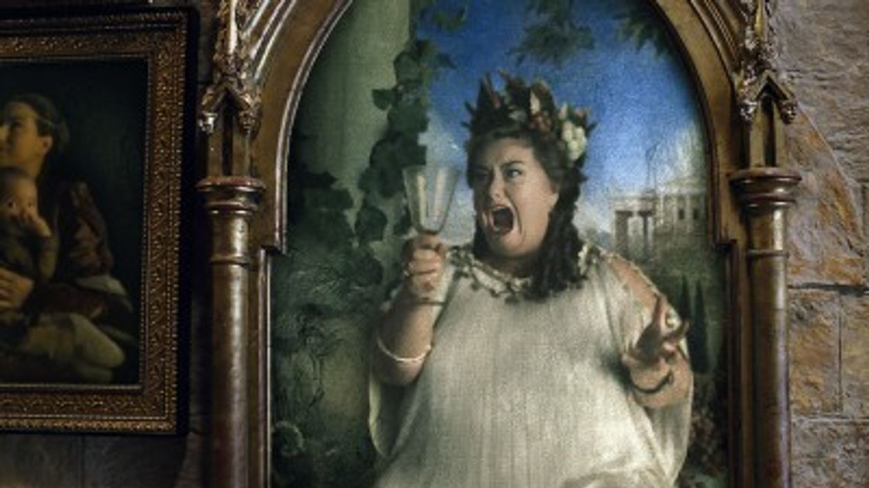 A painting of a woman screaming, 'Harry Potter and the Prisoner of Azkaban'