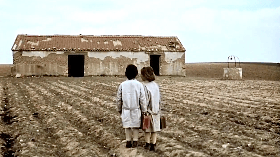 A scene from the 1973 Spanish drama film The Spirit of the Beehive (El esp\u00edritu de la colmena), directed by V\u00edctor Erice