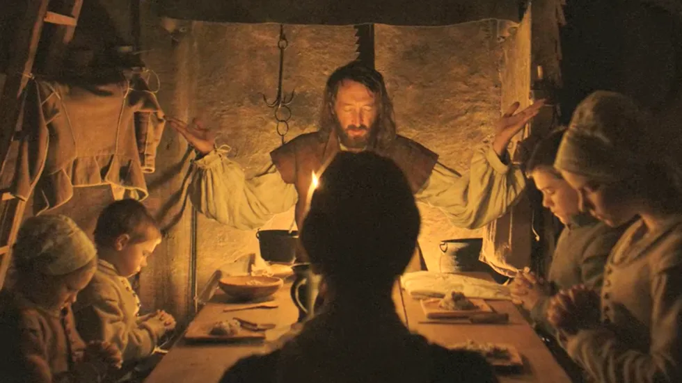 A scene from the 2015 horror film The Witch, directed by Robert Eggers