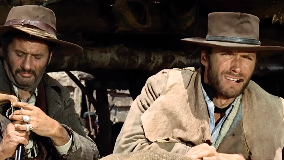 A scene from the classic 1966 spaghetti Western film The Good, the Bad and the Ugly