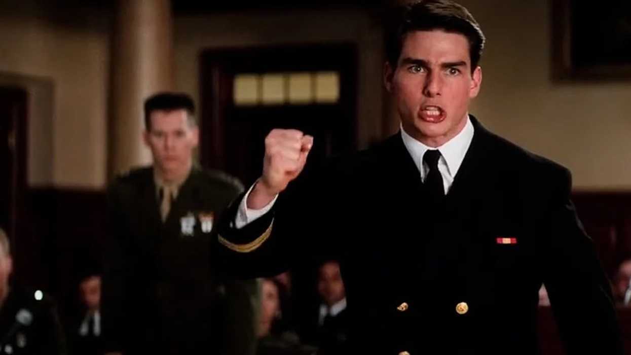 A still from 'A Few Good Men', one of the Best Courtroom Films
