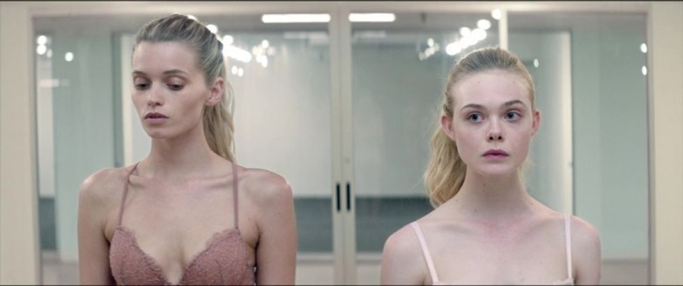 A still from 'Neon Demon'