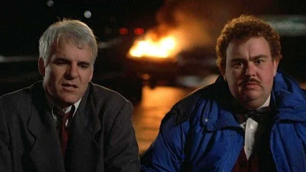 A still from Planes, Trains & Automobiles (1987)