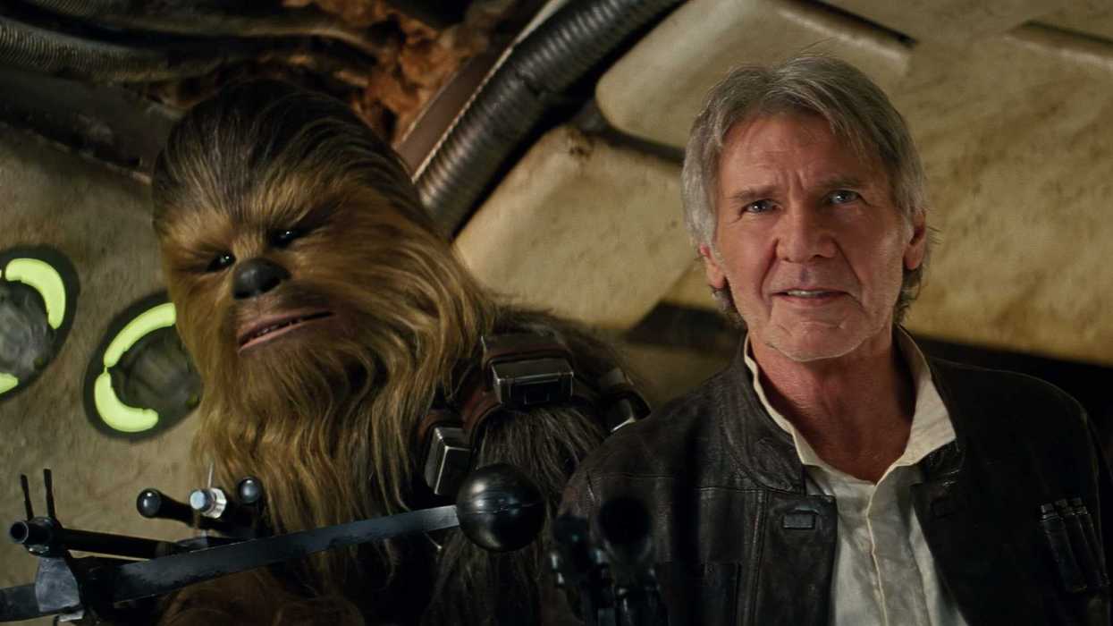 A still from Star Wars: Episode VII - The Force Awakens (2015)