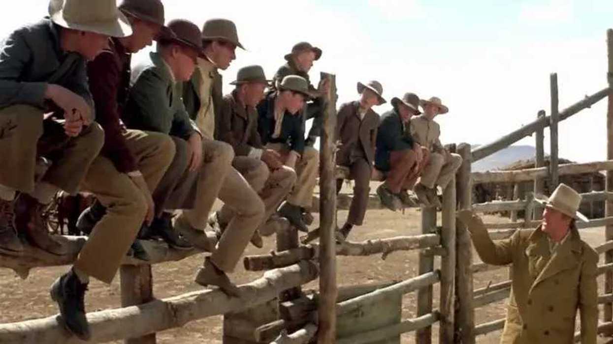 A still from ‘The Cowboys’ (1972)