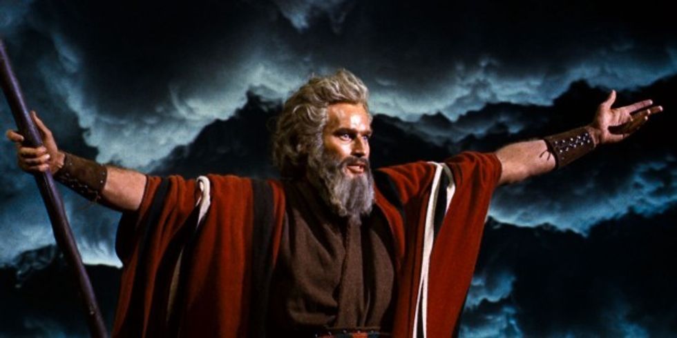 A still from 'The ten Commandments'