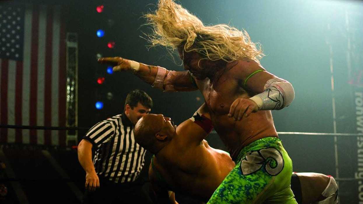 A still from The Wrestler (2008)