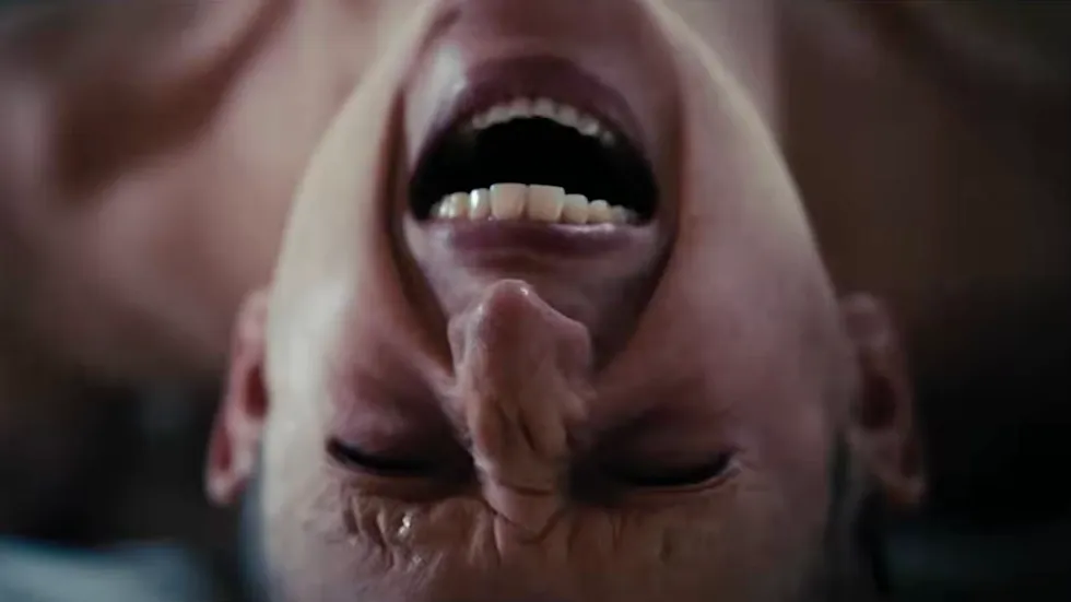 A still from \u2018Titane\u2019 (2021)