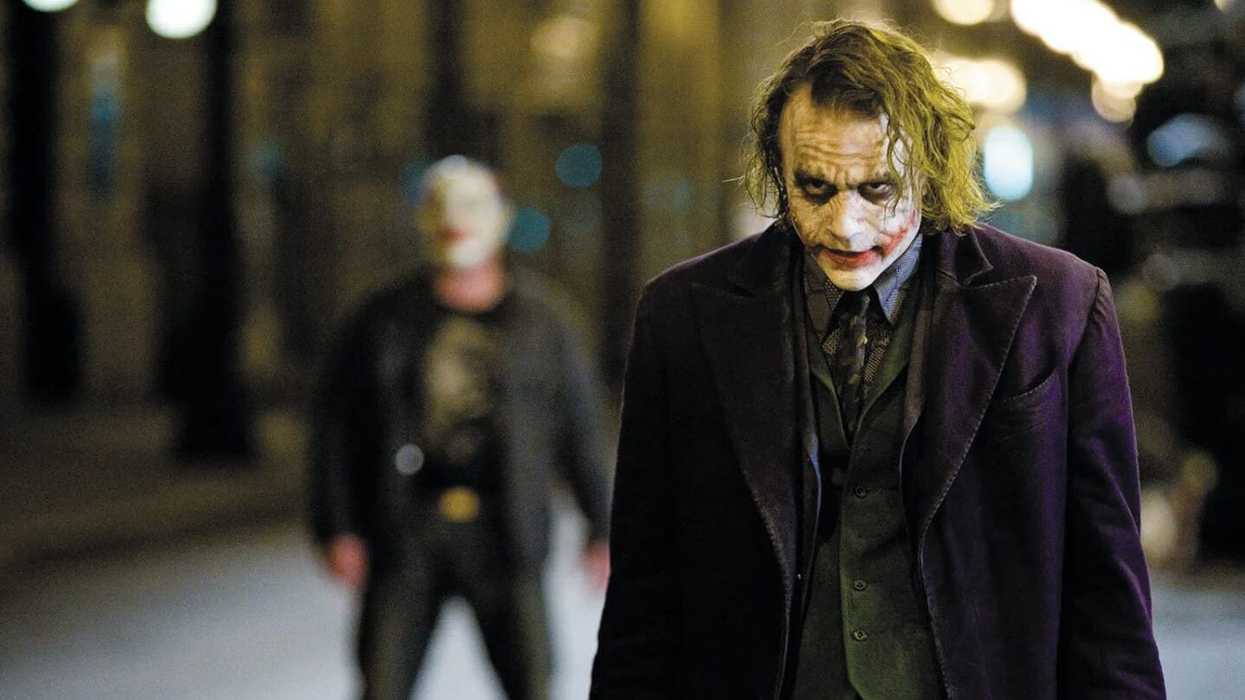 A still of Heath Ledger from "The Dark Knight' (2008)