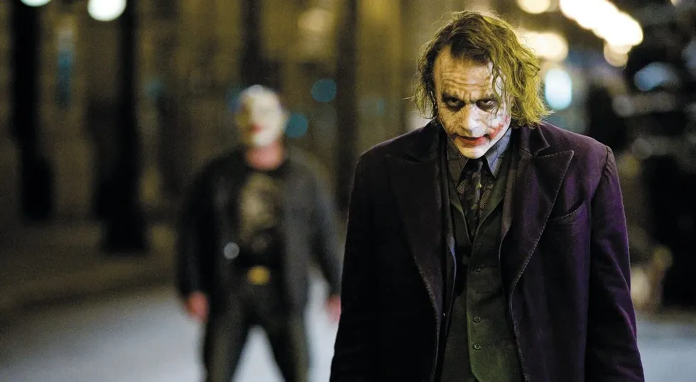 A still of Heath Ledger from "The Dark Knight' (2008)