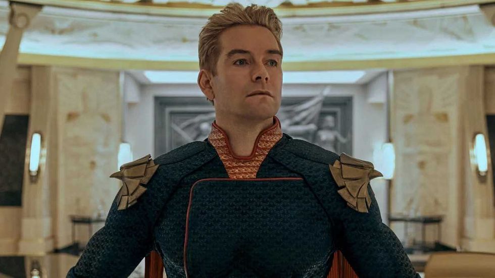 A still of Homelander in The Boys