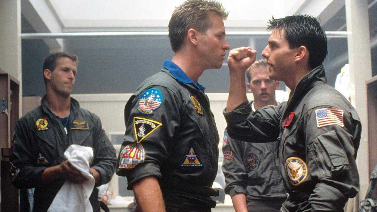 A still of Maverick and Icegun in Top Gun: Maverick (1986)