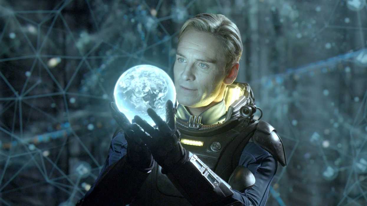 A still of Michael Fassbender as David in 'Prometheus'