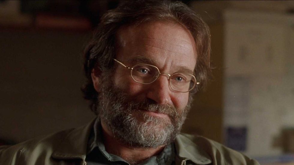 A still of Robin Williams from Good Will Hunting