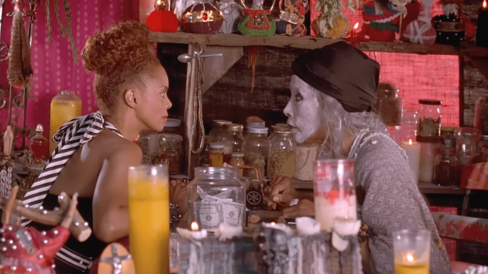 A tense scene from the 1997 drama film Eve's Bayou