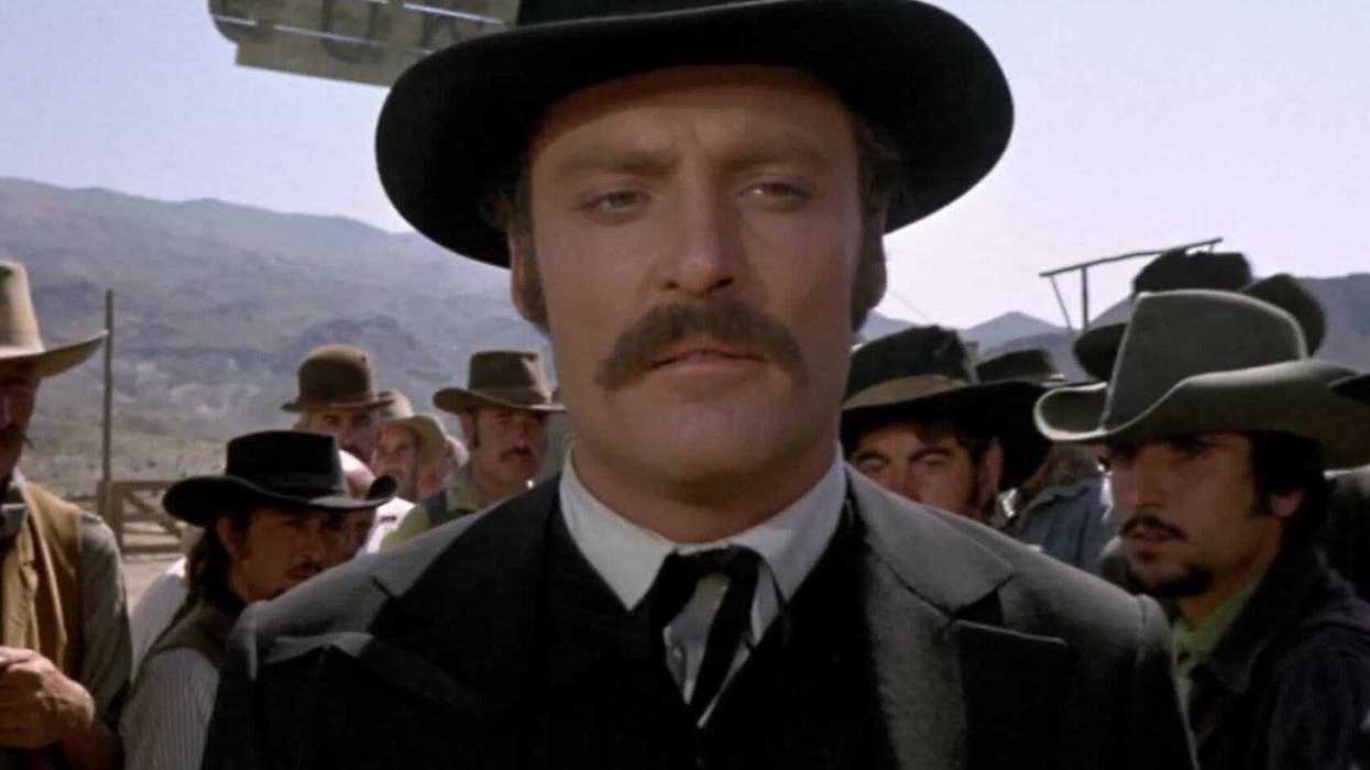 Actor Harris Yulin in his role as Wyatt Earp in the 1971 Western film Doc