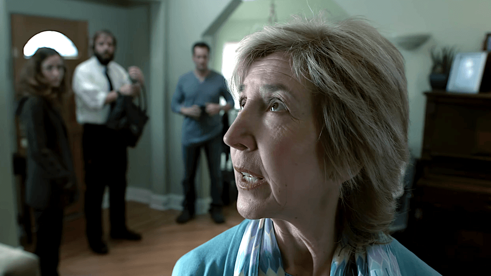 Actor Lin Shaye playing the paranormal investigator Elise Rainier in the 2010 horror film Insidious