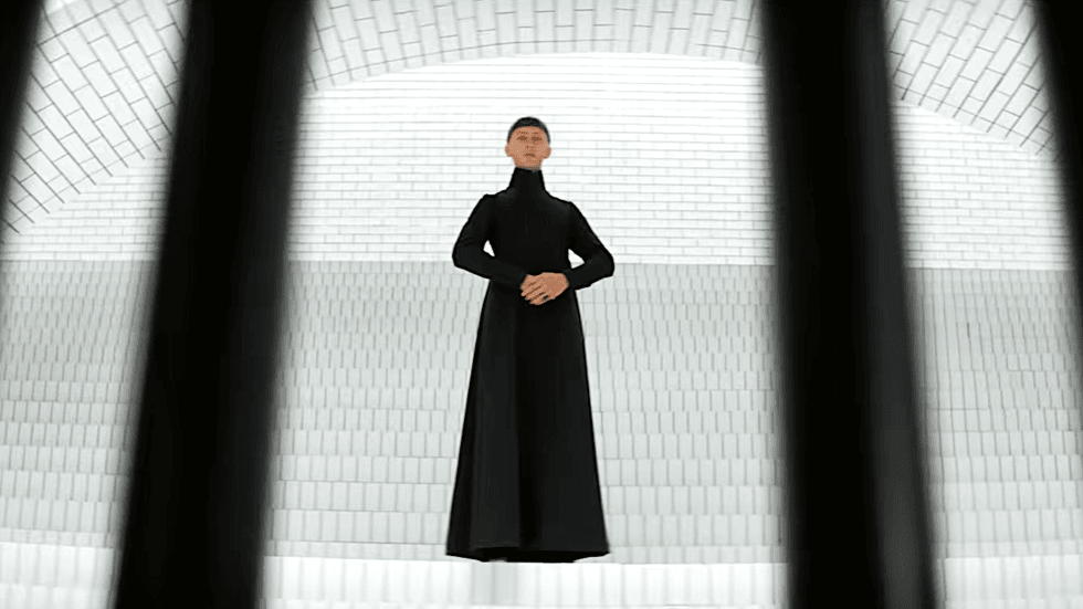Actor Murray Melvin as Mignon in Ken Russell's controversial 1971 film The Devils