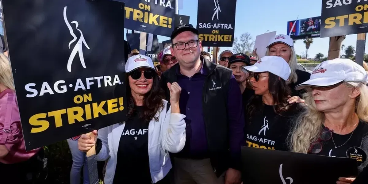 Actors on Strike in Hollywood