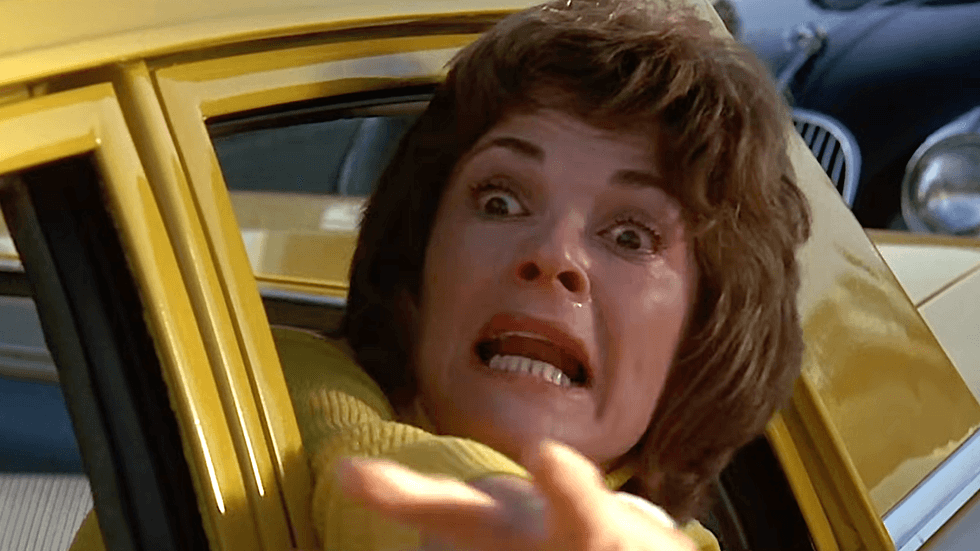 Actress Jessica Walter as Evelyn Draper in the 1971 thriller film Play Misty for Me.