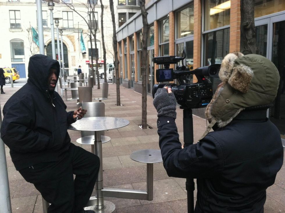 Adam Irving Filming Darius McCollum for 'Off the Rails'