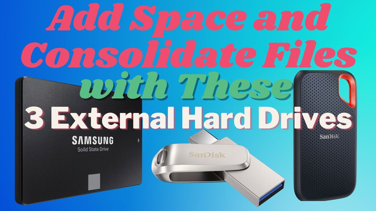 Add Space and Consolidate Files with These 3 External Hard Drives