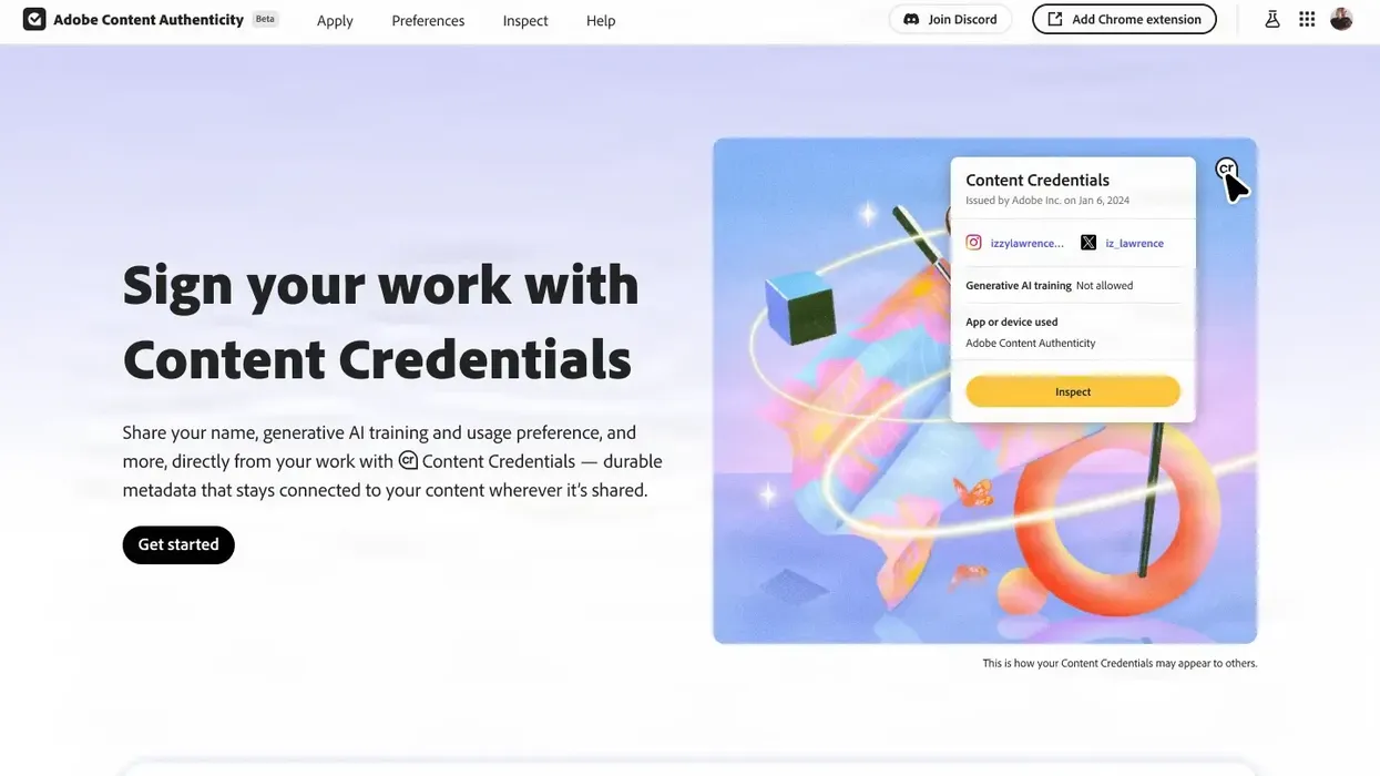 Protect Your Work from AI Training With Adobe’s Content Authenticity App