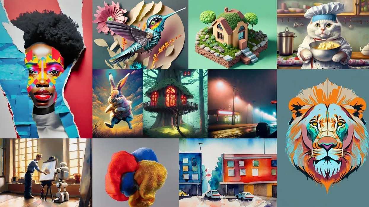 Adobe Firefly generating AI art