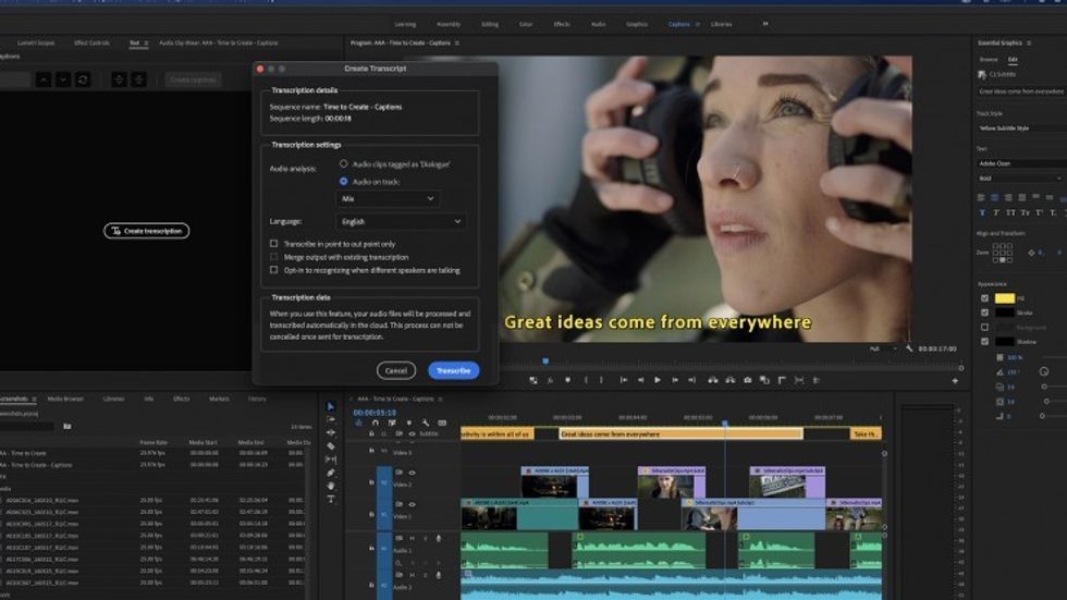 Adobe Has Released Sweeping Improvements To The Creative Cloud Video Apps
