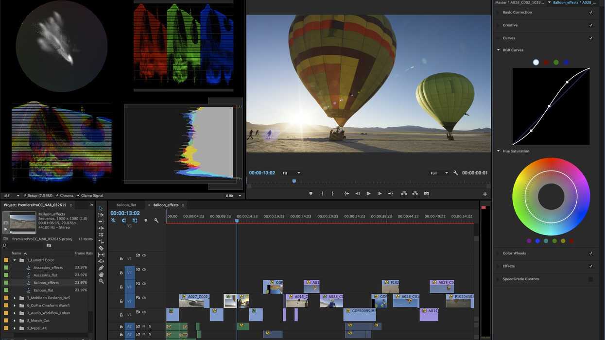 Adobe Premiere Pro 2015 Lumetri Color Workspace