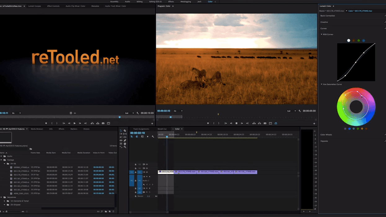 Adobe Premiere Pro 2015 Lumetri Color Workspace