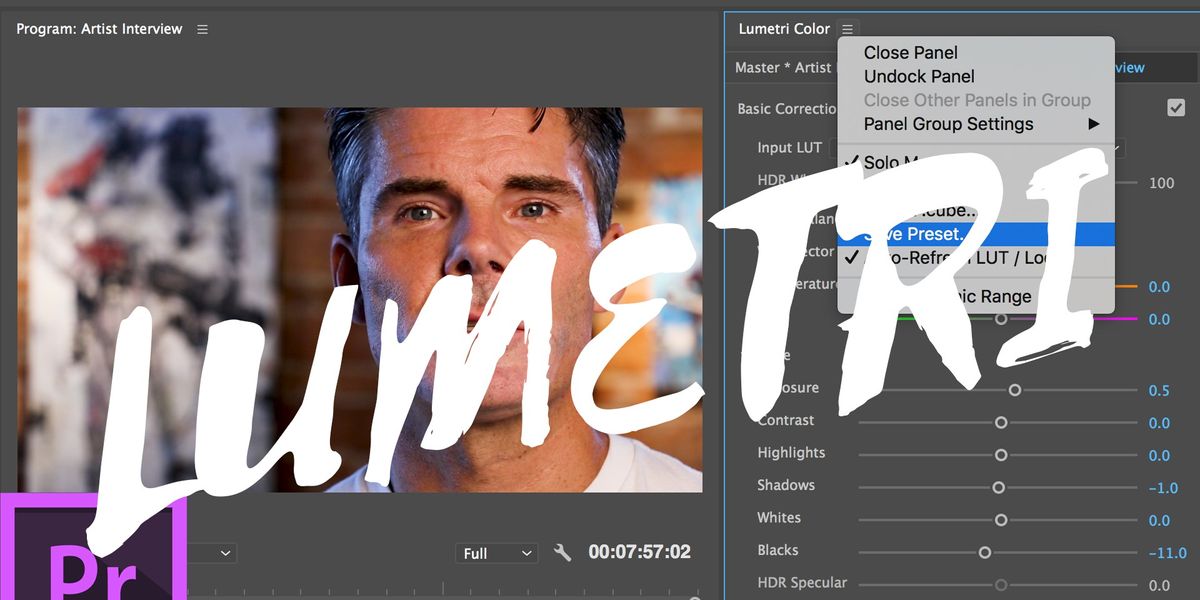 How to Create and Apply Lumetri Color Presets in Adobe Premiere Pro in 3  Easy Steps