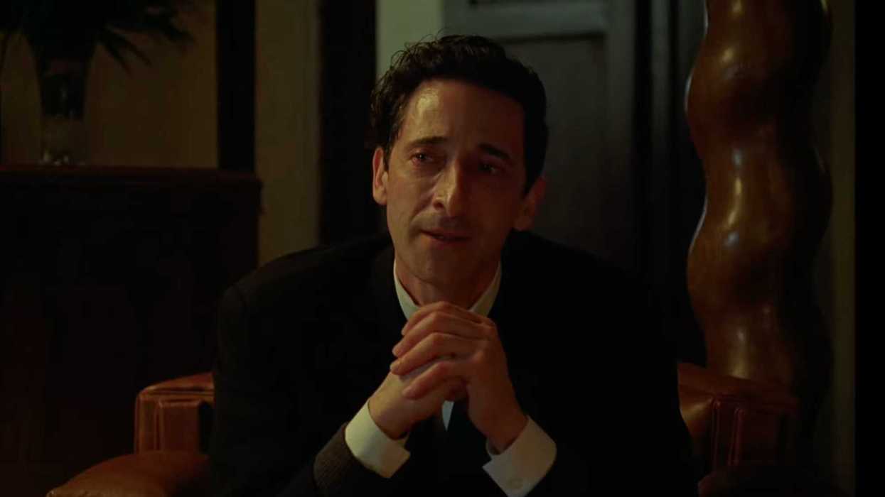 Adrien Brody in a still from The Brutalist (2024)