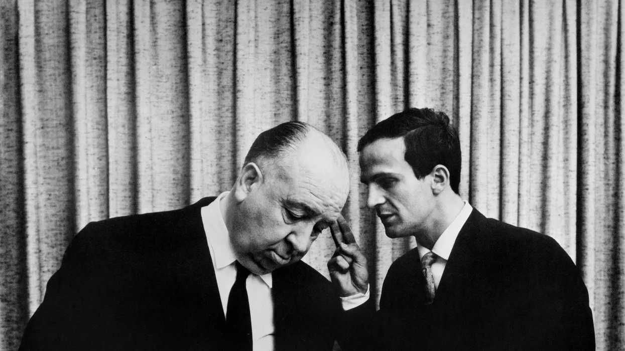 Alfred Hitchcock’s conversation with François Truffaut in 'Hitchcock/Truffaut.'