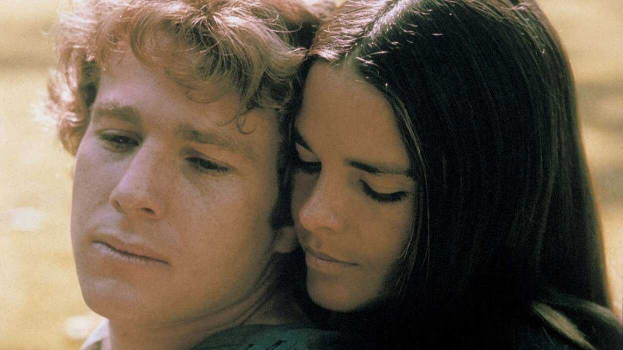 Ali MacGraw and Ryan O'Neal from Love Story (1970)