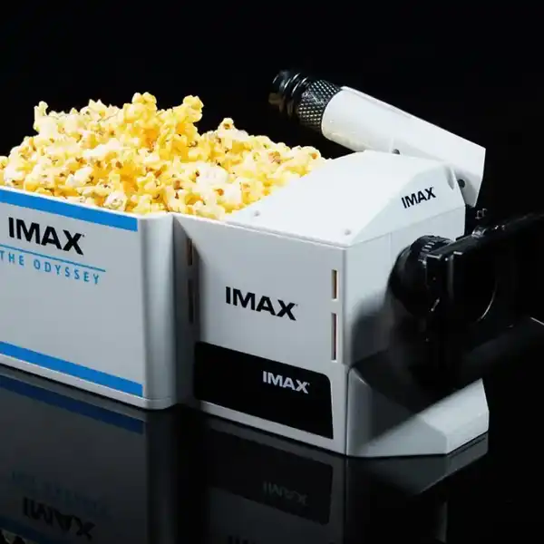 AMC's novelty popcorn bucket for 'The Odyssey'