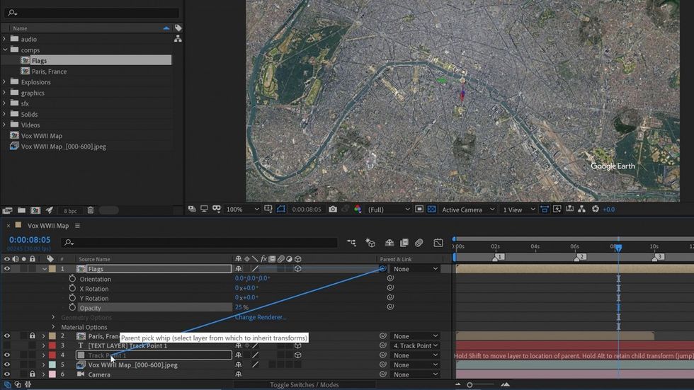 Animate Vox Style Maps in Adobe After Effects