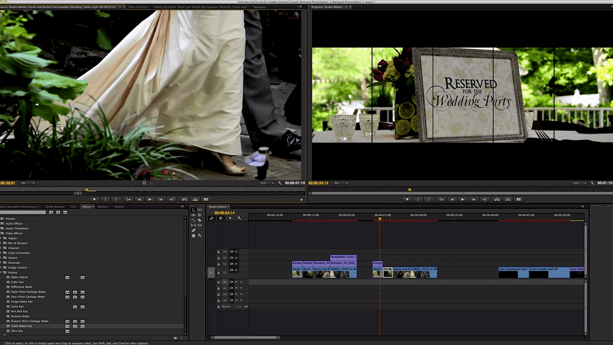 Animated Matte Tutorial in Premiere Pro