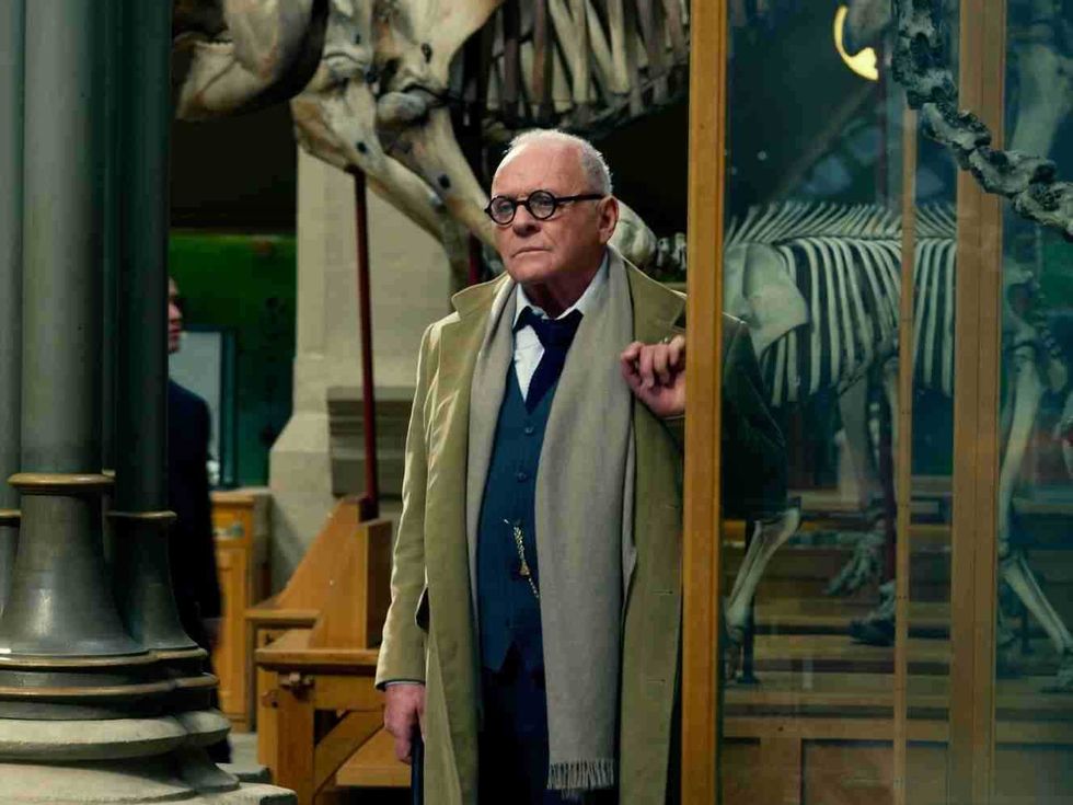 Anthony Hopkins in a scene from the 2017 film Transformers: The Last Knight.