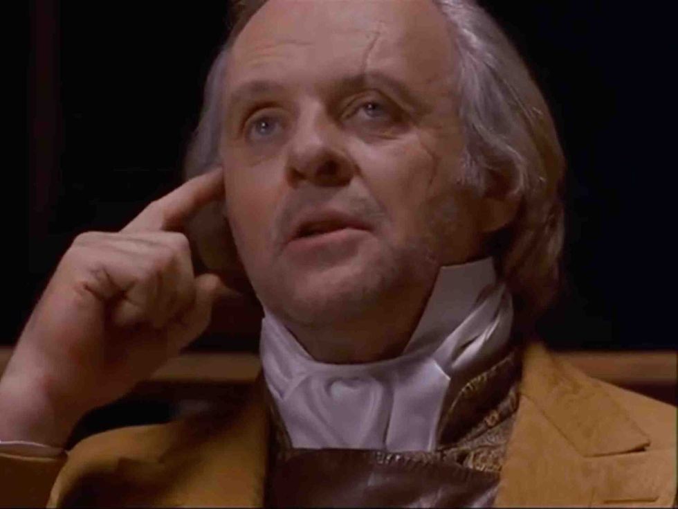 Anthony Hopkins in his role as Professor Abraham Van Helsing in the 1992 film Bram Stoker's Dracula