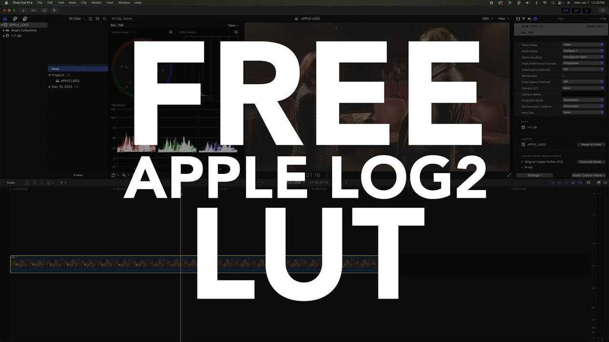 Apple Log2 LUT