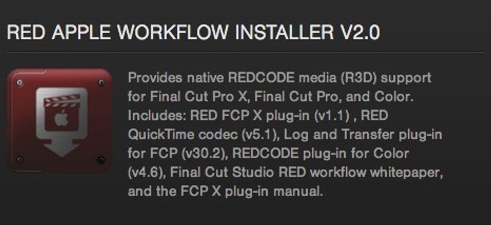 Apple-red-fcpx-native-r3d-workflow-installer
